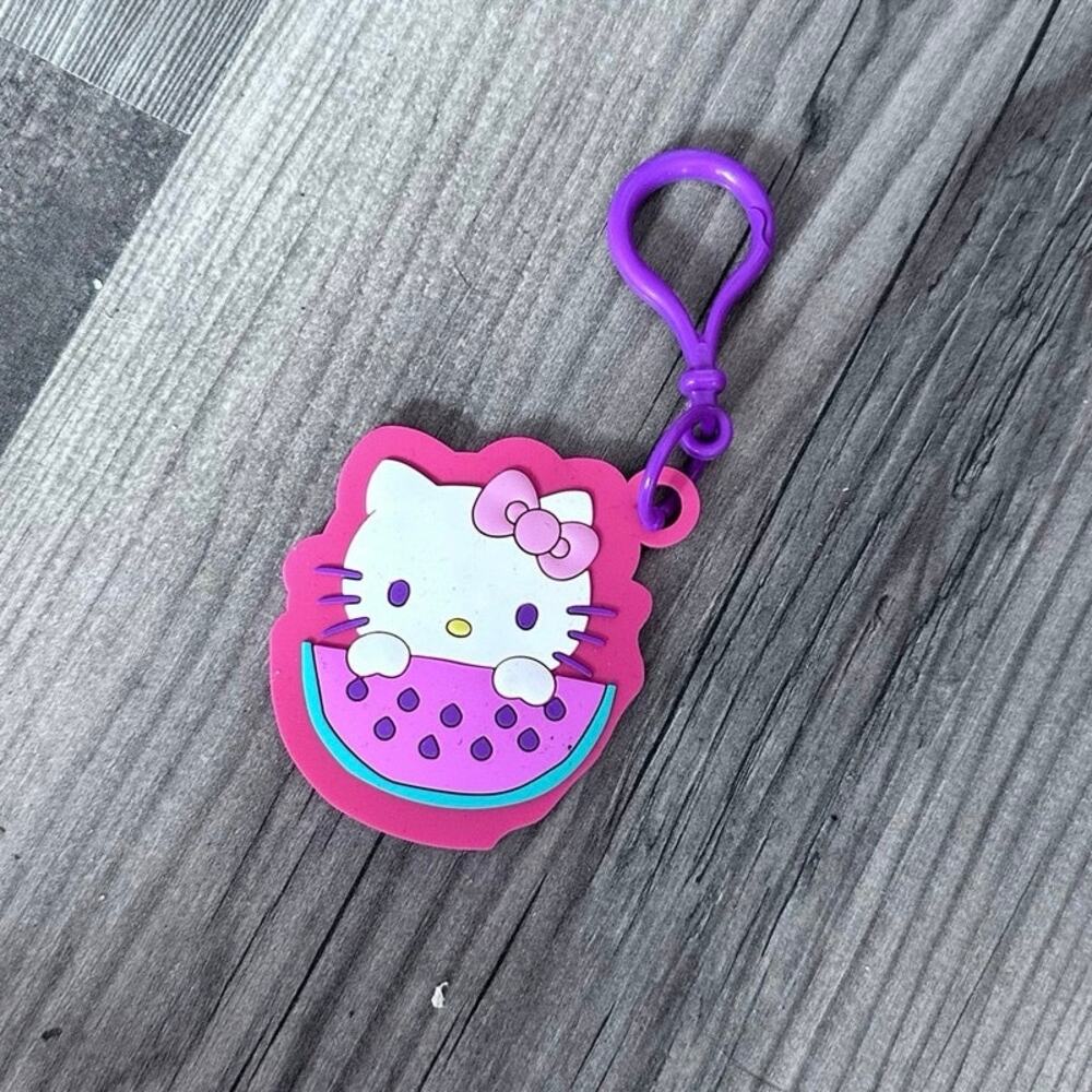 sanrio hello kitty and friends hello kitty watermelon keychain